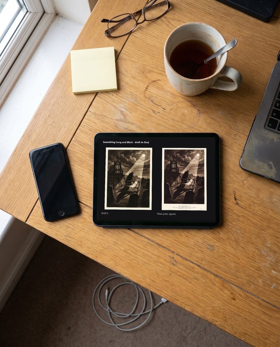 From the chosen draft to the final print file, checked at every step.