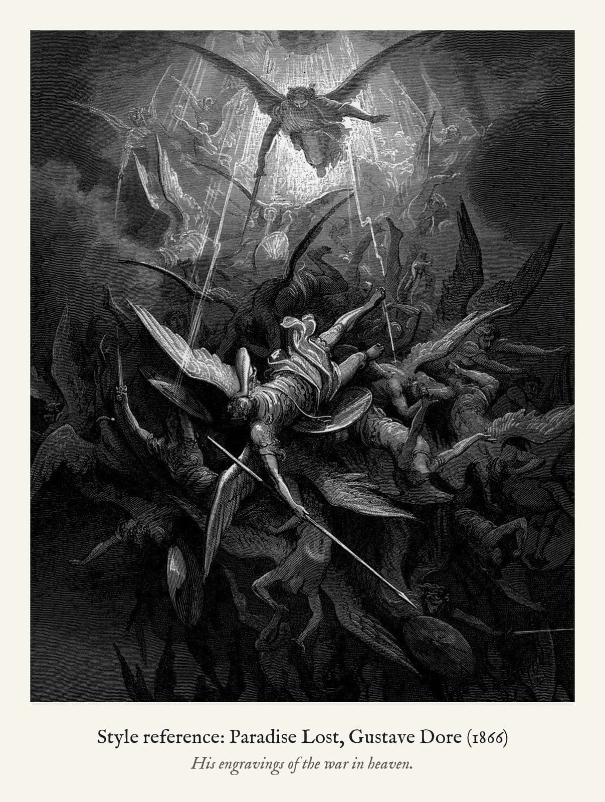 The style reference this print was made from