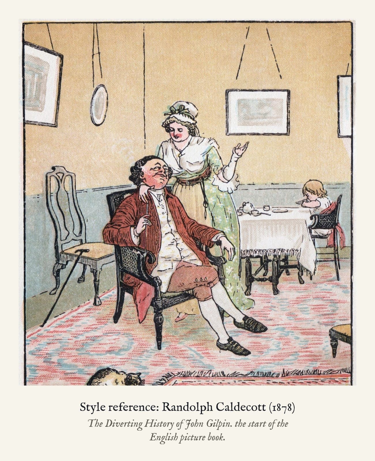 The style reference this print was made from