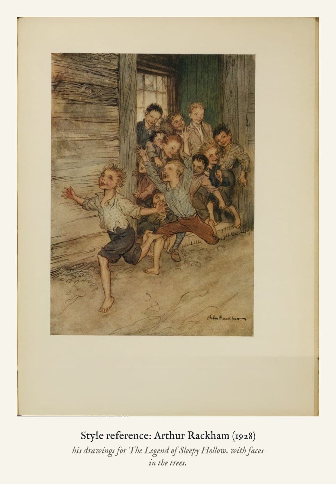 The style reference this print was made from