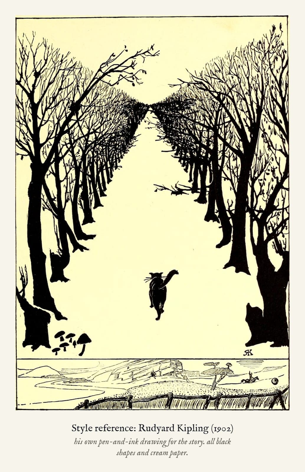 The style reference this print was made from